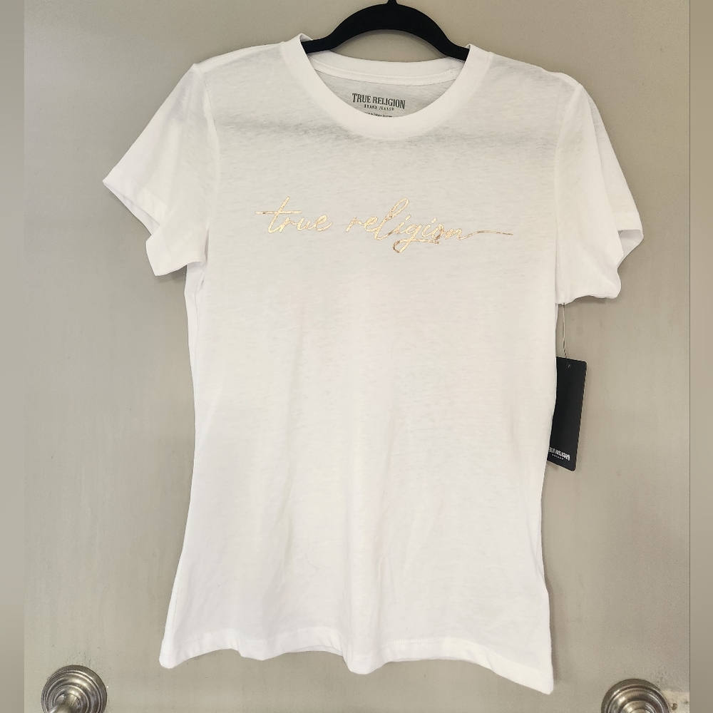 True Religion white T-shirt